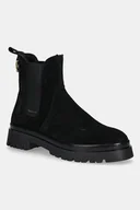 Botki damskie - Gant sztyblety zamszowe Aligrey damskie kolor czarny na platformie 31553157 - miniaturka - grafika 1