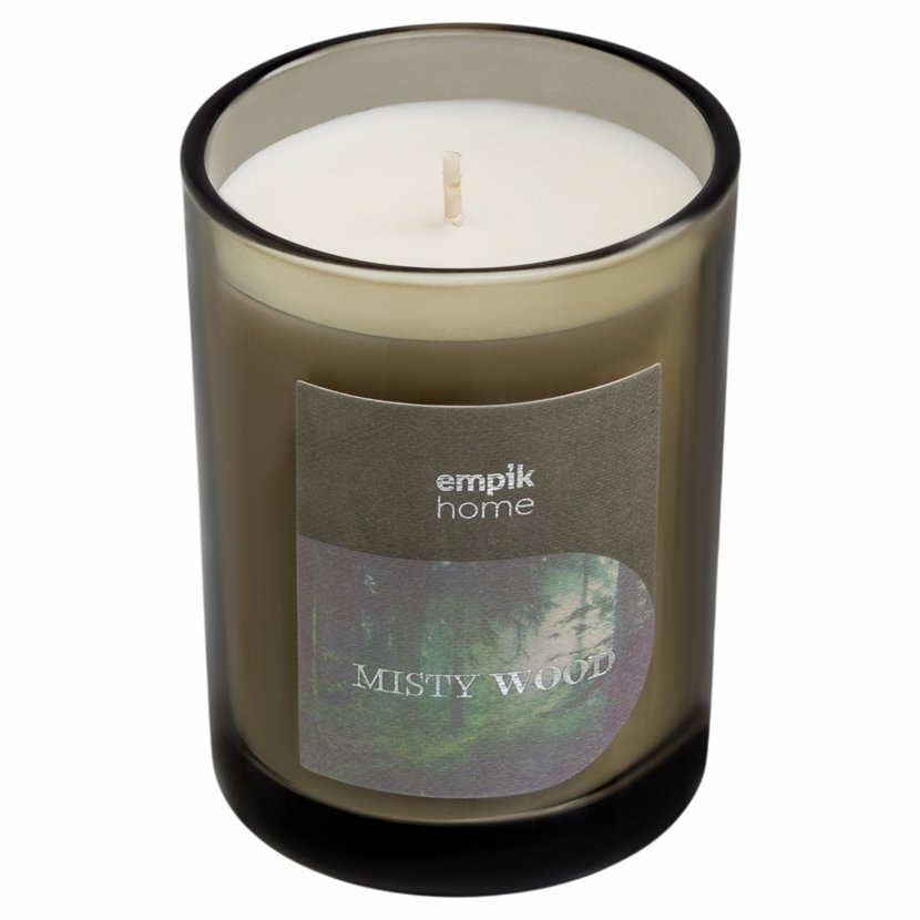 Empik Home, Świeca sojowa, Misty Wood, 250 g