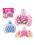 Przybory szkolne - PROMO Gra POP IT quick push Hipo i Jednorożce - miniaturka - grafika 1