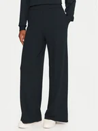 Spodnie sportowe damskie - Roxy Spodnie dresowe Surfing By Sunlight ERJFB03495 Czarny Wide Leg - miniaturka - grafika 1