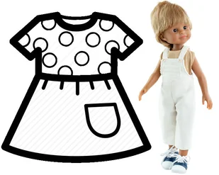 PAOLA REINA Ubranko dla lalek 32 cm 54493 - Akcesoria dla lalek - miniaturka - grafika 1