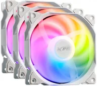 Wentylatory komputerowe - Adata Vento 120 ARGB PWM 120mm 3szt. Biały - miniaturka - grafika 1