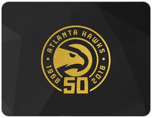 PODKŁADKA POD MYSZKĘ ATLANTA HAWKS + IMIĘ 23x19CM DO LAPTOPA - Podkładki pod mysz - miniaturka - grafika 1