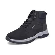 Półbuty męskie - Rieker Męskie buty sznurowane 30241, czarne, 45 EU, czarny, 45 EU - miniaturka - grafika 1