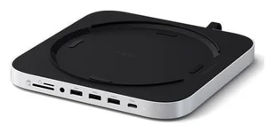 Satechi Stand & Hub do Mac Mini/Studio 1x USB-C 3.2 1x USB-A 3.2 2x USB-A 3.0 3,5mm jack port micro/SD NVMe/M.2 SATA SSD ST-GMMSHS - Stacje dokujące i replikatory portów - miniaturka - grafika 1