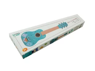 AdamToys Gitara drewniana zwierzaki N4021 - Instrumenty muzyczne dla dzieci - miniaturka - grafika 1