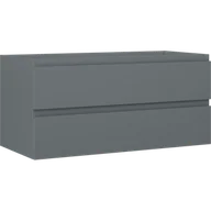 Szafki łazienkowe - Mexen Orio szafka łazienkowa podumywalkowa 100 cm, 2 szuflady, grafit mat - 91A10-10047-2-BFF66 - miniaturka - grafika 1