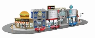 Str. Fire Bburago City Train Station 1:43 BBURAGO - BBurago - Samochody i pojazdy dla dzieci - miniaturka - grafika 1