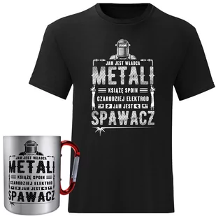 ZESTAW DLA SPAWACZA KOSZULKA MĘSKA NA PREZENT SPAWACZ L + KUBEK METALOWY KOMPLET - Koszulki męskie ZESTAW DLA SPAWACZA KOSZULKA MĘSKA NA PREZENT SPAWACZ L + KUBEK METALOWY KOMPLET - Koszulki męskie - miniaturka - grafika 1