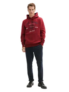 Tom Tailor Bluza w kolorze czerwonym - Bluzy męskie - miniaturka - grafika 1