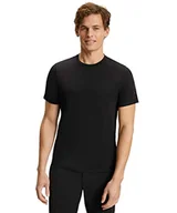 Koszulki męskie - FALKE Koszulka męska 38945 T-shirt, czarna, L - miniaturka - grafika 1