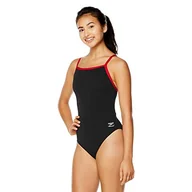 Stroje kąpielowe - Speedo Damski strój kąpielowy jednoczęściowy Endurance+ Flyback Solid Adult Team Colors - miniaturka - grafika 1
