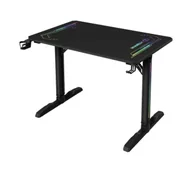 Biurka gamingowe - Ultradesk FREEZE V2 109cm Czarny - miniaturka - grafika 1