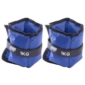 Obciążenia - EB FIT EB FIT OBCIĄŻENIE NA PRZEGUBY NIEBIESKIE 2KG 2x1KG) EB FIT - miniaturka - grafika 1