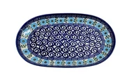 Miski i półmiski - Ceramiczna półmisek średni Ceramika Bolesławiec - miniaturka - grafika 1