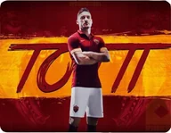 Podkładki pod mysz - Podkładka pod myszkę AS Roma + imię - miniaturka - grafika 1