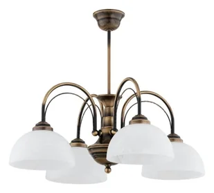 Opal żyrandol 4xE27 patyna O3394 W4 PAT - Lampy sufitowe - miniaturka - grafika 1