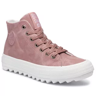 Sneakersy damskie - Big Star Sneakersy EE274113 Pink - grafika 1