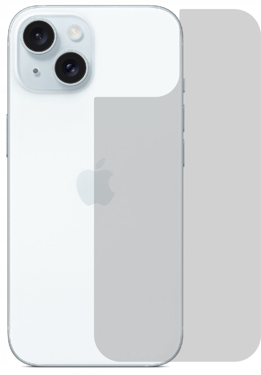 MATOWE szkło ochronne 9H do Apple iPhone 15 - Tył / Plecki
