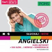 Książki obcojęzyczne do nauki języków - Słuchaj i mów Angielski 5w1 - miniaturka - grafika 1