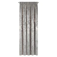 Zasłony - Zasłona welwetowa Naira szara 140 x 270 cm na taśmie - miniaturka - grafika 1