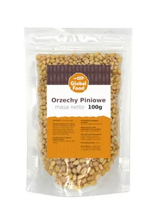 ORZECHY PINIOWE PINI CEDROWE GLOBAL FOOD 100g - Orzechy i nasiona - miniaturka - grafika 1