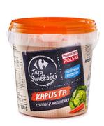 Mieszanki warzywne, sałatki - Kapusta kiszona z marchewką wiaderko 1kg - miniaturka - grafika 1