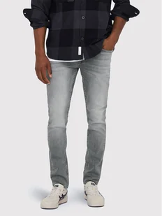 Only & Sons Jeansy Loom 22023227 Szary Slim Fit - Spodnie męskie - miniaturka - grafika 1