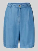 Spodenki damskie - Szorty jeansowe o luźnym kroju z lyocellu model ‘FLEUR’ - miniaturka - grafika 1