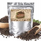 Pieprz - Pieprz Czarny Ziarnisty do młynka, świeży aromat, PREMIUM JAKOŚĆ 1KG - miniaturka - grafika 1