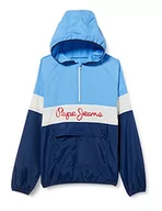 Kurtki i płaszcze dla chłopców - Pepe Jeans Matowa kurtka chłopięca, jasnoniebieski, 16 - miniaturka - grafika 1