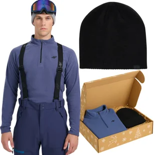 Polar męski 4FWarm + czapka zimowa w prezentowym boxie Zestaw-Prezentowy - Czapki narciarskie Polar męski 4FWarm + czapka zimowa w prezentowym boxie Zestaw-Prezentowy - Czapki narciarskie - miniaturka - grafika 1
