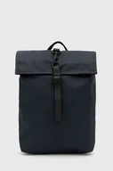 Plecaki - Rains plecak 13610 Rolltop Rucksack Mini kolor granatowy duży gładki - miniaturka - grafika 1