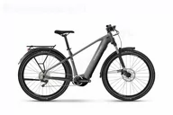 Rowery elektryczne - Haibike Trekking 4 High 2023 dark silver/pearl - matt 27,5 cala - miniaturka - grafika 1