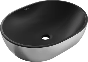 Mexen Viki umywalka nablatowa 48 x 35 cm, czarna mat/srebrna wzór linie - 21054873 - Umywalki Mexen Viki umywalka nablatowa 48 x 35 cm, czarna mat/srebrna wzór linie - 21054873 - Umywalki - miniaturka - grafika 1