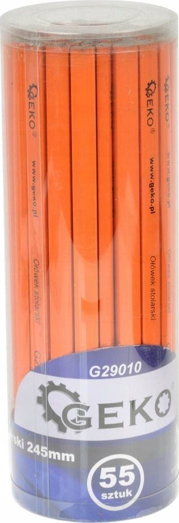 Geko Ołówek stolarski 245mm HB 55szt-tuba/550