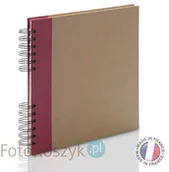 Albumy fotograficzne - Album Panodia Kraft czerwony (tradycyjny 60 kremowych stron) - miniaturka - grafika 1