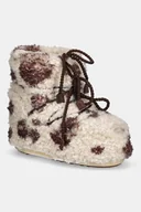 Śniegowce damskie - Moon Boot śniegowce MB ICON LOW CURLY kolor beżowy 80D1409690 MM04 - miniaturka - grafika 1