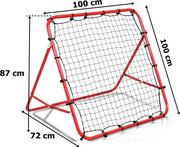 Piłka nożna - BRAMKA TRENINGOWA BOUNCER REBOUNDER TRENAŻER 100 CM - miniaturka - grafika 1