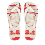 Klapki i japonki męskie - Japonki Diesel Sa-Rio Y03601P4070 H5699 Biały - miniaturka - grafika 1