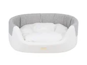 Legowiska dla psów - Ami Play Legowisko Elipsa Morgan białe L 50674-uniw - miniaturka - grafika 1