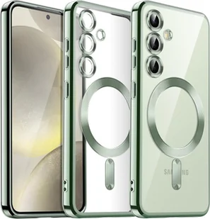 Etui Supero do Samsung Galaxy A56 5G, przezroczysto-zielone - Etui i futerały do telefonów - miniaturka - grafika 1