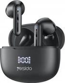 Słuchawki - Yesido TWS19 czarne - miniaturka - grafika 1