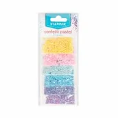 Pozostałe akcesoria dla plastyków - STARPAK Brokat Sypki Candy 6 kolorów 2g Brok2g 6ok 457123 - miniaturka - grafika 1