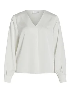 Różnorodne wycięcie w serek L/S Top - NOOS, Snow White, 34 - Koszulki i topy damskie - miniaturka - grafika 1