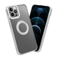 Etui i futerały do telefonów - Etui ochronne Cadorabo do Apple iPhone 12 PRO w przezroczystym etui na telefon komórkowy z TPU chromowane - miniaturka - grafika 1