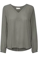 Bluzki damskie - KAFFE Amber L/S Bluzka Min 2, Smoked Pearl, 48 damska - miniaturka - grafika 1