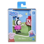 Figurki dla dzieci - Hasbro Figurka Świnka Peppa Zabawa z przyjaciółmi Zebra Zoe GXP-804909 - miniaturka - grafika 1