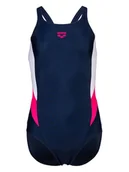 Stroje kąpielowe dla dziewczynek - Arena Strój kąpielowy w kolorze granatowym - miniaturka - grafika 1