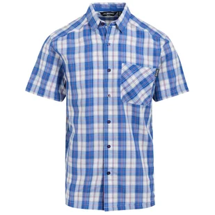 Koszula męska Regatta Mindano IX Rozmiar: XXL / Kolor: biały/niebieski - Koszulki sportowe męskie - miniaturka - grafika 1